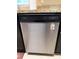 Stainless steel dishwasher with black trim at 20386 Sw 95Th St, Dunnellon, FL 34431