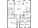 Detailed floor plan showcasing the layout of this home, including the kitchen, great room, and bedrooms at 357 Hickory Course Trl, Ocala, FL 34472