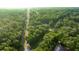 Lush, green aerial view of a secluded property amidst a dense forest landscape at 3579 Sw Shorewood Dr, Dunnellon, FL 34431