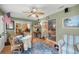 Cozy breakfast nook with a view to the kitchen and view to the bedroom at 3579 Sw Shorewood Dr, Dunnellon, FL 34431