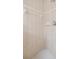Clean and functional shower with tiled walls and a simple, minimalist design at 3579 Sw Shorewood Dr, Dunnellon, FL 34431