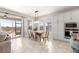 Dining area with access to backyard and open concept to kitchen at 4411 Nw 53Rd Ct, Ocala, FL 34482
