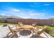 Outdoor patio with comfortable seating arrangement perfect for entertaining guests or relaxing at 4411 Nw 53Rd Ct, Ocala, FL 34482