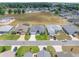 Aerial community view highlighting homes with sidewalks and manicured lawns at 4743 Nw 11Th Ct, Ocala, FL 34475