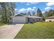 Charming single-story home featuring a two-car garage, well-manicured lawn and neutral color palette at 6730 Cherry Rd, Ocala, FL 34472