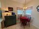 Charming breakfast nook featuring table with chairs and a window view at 6836 Sw 112Th St, Ocala, FL 34476