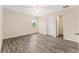 Bedroom features a neutral color palette, ceiling fan and closet at 69 Juniper Trail Loop, Ocala, FL 34480
