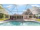 Relax and unwind in this screened in pool and lanai with the home visible in the background at 10140 Sw 81St Terrace Rd, Ocala, FL 34481