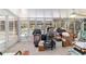 Sunroom featuring large windows for natural light and views of the backyard at 10140 Sw 81St Terrace Rd, Ocala, FL 34481