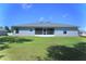 Exterior of home overlooking a wide open green backyard at 11609 Sw 59Th Ter, Ocala, FL 34476