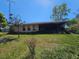 Overgrown backyard with covered patio and plenty of space for outdoor activities and relaxation at 15920 Sw 49Th Court Rd, Ocala, FL 34473