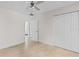 Simple bedroom design with tile flooring and neutral walls for versatile customization at 170 Sw 80Th St, Ocala, FL 34476