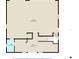 Floor plan view of the garage, hall, bath and room with measurements at 170 Sw 80Th St, Ocala, FL 34476