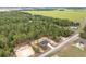 Beautiful aerial view of home surrounded by lush green trees at 23131 Sw Rainelle Rd, Dunnellon, FL 34431