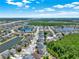 Aerial view showcasing a well-planned community near multiple serene lakes at 2525 Sand Arbor Cir, Orlando, FL 32824