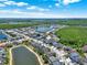 Community view with winding roads, lakes and lush green landscaping at 2525 Sand Arbor Cir, Orlando, FL 32824