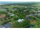 Expansive aerial view of a neighborhood, highlighting lush greenery and community layout at 260 Country Circle W Dr, Port Orange, FL 32128