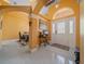 Inviting foyer features a decorative front door and view of the dining area at 3934 Se 110Th St, Belleview, FL 34420