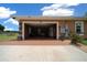 Spacious three car garage with storage at 3934 Se 110Th St, Belleview, FL 34420