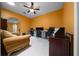 Spacious office with multiple workstations, tile flooring, and comfortable seating for productivity at 3934 Se 110Th St, Belleview, FL 34420