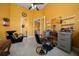 Bright salon area features salon chairs, styling stations, shampoo bowl, and product shelves at 3934 Se 110Th St, Belleview, FL 34420