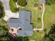 Aerial view of the home, grounds and landscaping on a sunny day at 400 Se 90Th St, Ocala, FL 34480
