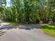 View of driveway entrance surrounded by manicured landscaping and mature trees at 400 Se 90Th St, Ocala, FL 34480