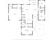 An overhead black and white floor plan of a home at 400 Se 90Th St, Ocala, FL 34480