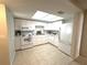 Bright kitchen featuring white cabinetry, tile backsplash, and modern appliances at 588 Fairways Ln # E204, Ocala, FL 34472