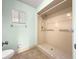 Bathroom showcasing a shower with detachable shower head at 6263 Sw 107Th St, Ocala, FL 34476