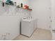 Well-equipped laundry room with modern washer and dryer, shelving for storage, and easy access at 6342 Sw 77Th Ave, Ocala, FL 34474