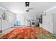 This is an oversized garage with white walls, washer, dryer, utility sink and storage at 8130 Sw 209Th Court Rd, Dunnellon, FL 34431