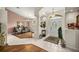 Elegant foyer featuring tile flooring, high ceilings, and decorative details at 4966 Sw 107Th Loop, Ocala, FL 34476