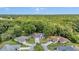 Aerial shot of home showing the roof, landscaping, and the wooded surrounding community at 11569 Sw 75Th Cir, Ocala, FL 34476