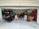 Spacious two-car garage offering ample storage and work space at 12 Hickory Course Way, Ocala, FL 34472