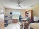 Bright office with lots of natural light, featuring tile floors and neutral paint at 258 Nw 122Nd Ave, Oxford, FL 34484