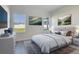Cozy bedroom with plush bed, natural light, and scenic wall art at 4415 Sw 169Th Lane Rd, Ocala, FL 34473
