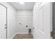 Laundry room with new washer hook ups and new electrics, ready to be hooked up at 13349 Sw 113Th Pl, Dunnellon, FL 34432