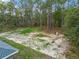 Large lot showing a house with a gray roof, surrounded by beautiful trees at 23163 Nw Shamrock Ave, Dunnellon, FL 34431