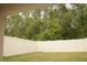 View of the backyard and privacy fence at 356 Se 66Th Ct, Ocala, FL 34472