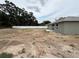 Large backyard featuring a white fence at 5359 Nw 55Th Pl, Ocala, FL 34482