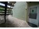 The front door is in a modern design and leads into the living space at 559 Fairway Circle # A, Ocala, FL 34472