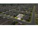 An aerial shot shows this home nestled in a lovely residential neighborhood at 5862 Sw 80Th Ln, Ocala, FL 34476
