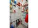 Organized pantry features wire shelving for ample food storage at 5862 Sw 80Th Ln, Ocala, FL 34476