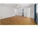 Hardwood floors, ceiling fan and easy access to a walk-in closet in the main bedroom at 8712 Sw 92Nd St # C, Ocala, FL 34481
