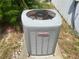 A close-up of a Lennox AC unit, ensuring comfortable climate control within the home at 9920 Sw 102Nd Pl, Ocala, FL 34481