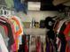 This walk-in closet offers ample space for storing clothes at 9920 Sw 102Nd Pl, Ocala, FL 34481