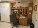 This office has a built-in desk with storage and a hutch at 11651 Sw 77Th Cir, Ocala, FL 34476