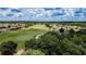 An aerial view of the golf course and some of the lovely homes in the community at 1427 Sw 161St St, Ocala, FL 34473