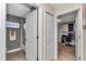 Hallway leading to the bathroom and a study or home office space at 1427 Sw 161St St, Ocala, FL 34473